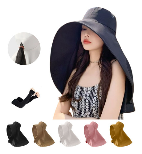 Sombrero Para Sol Gorras Mujer Playa Visera Protección Uv