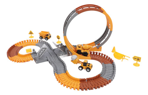 Juguete De Construcción De Pistas De Carreras Para Niños, Mo