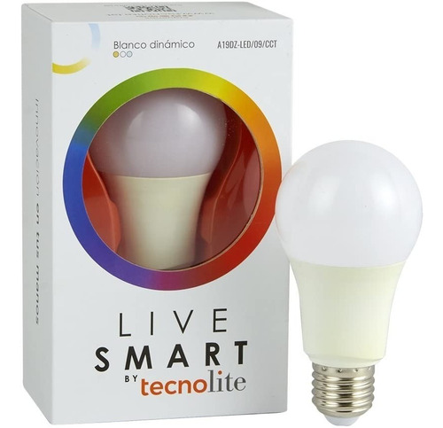 Imagen 2 de 6 de Bombillo Led Inteligente, 9w, Varios Tonos De Luz