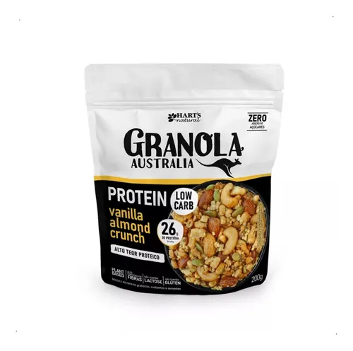 Granola Australia Proteina Vanilla Almond Cruch Harts 200g