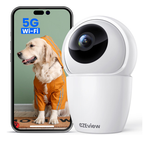 Czeview Camara 5mp Hd Mascotas Wifi 5ghz Seguridad Ai