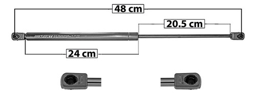 Amortiguador Cofre Dodge Dakota 2008 - 2011 Mnj