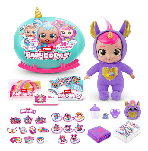 Babycorns - Muñeca Interactiva De Bebé Serie 1 Grande Un