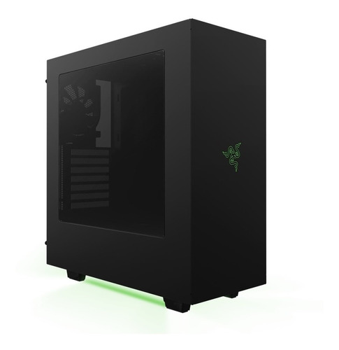 Gabinete Nzxt S340 Razer Edition Fan X2 Usb 3.0 Gamer Gtia