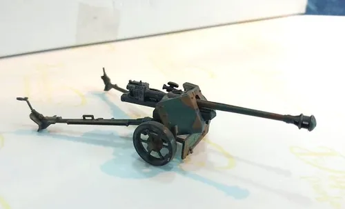Diorama Bunker Alemán Más Cañon Pak 40 - Escala 1/72 (Usado)