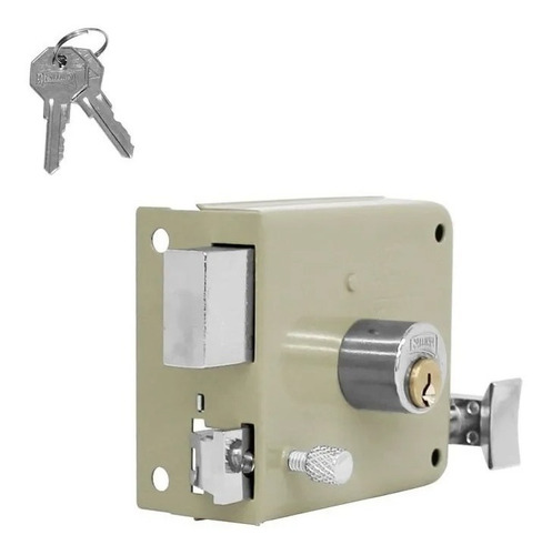 Cerradura Chapa Izquierda Phillips Clásica Puerta Exterior