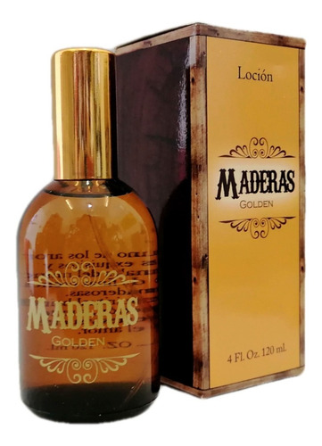Perfume De Maderas Golden Tradicional 120ml