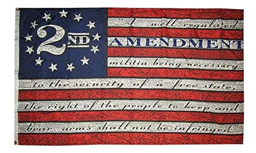 3x5ft 2nd Amendment American Usa 13 Star Flag Nra Banne...