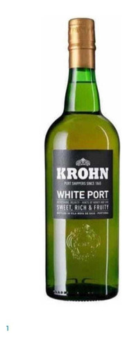 Vinho Português Branco Krohn White Port Garrafa 750ml