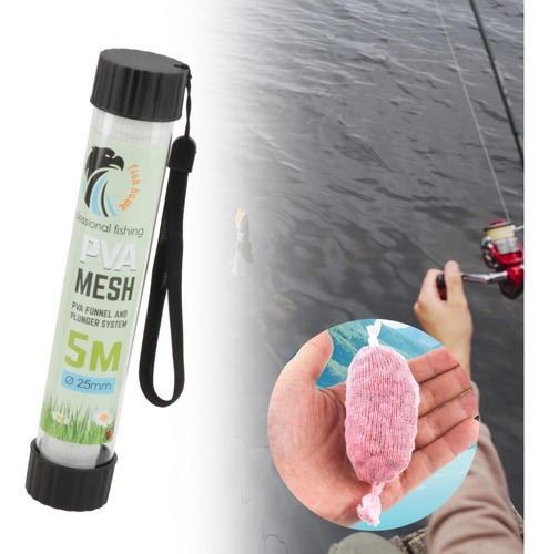 Sacos De Iscas De Malha Pva Para Alimentação De Boilies, M