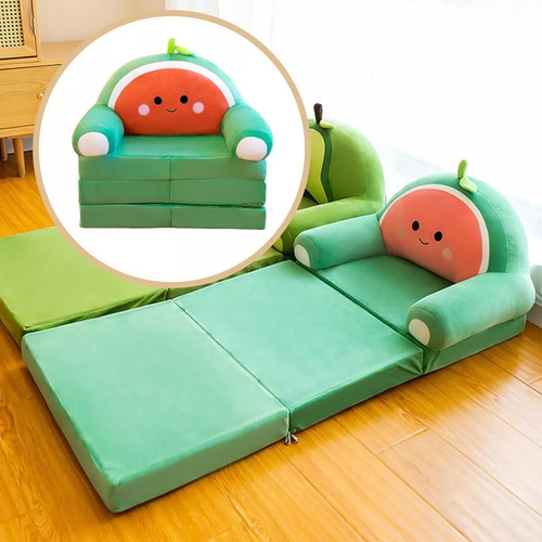 Sofá Plegable Para Niños Pequeños, Sillón, Funda Lavable