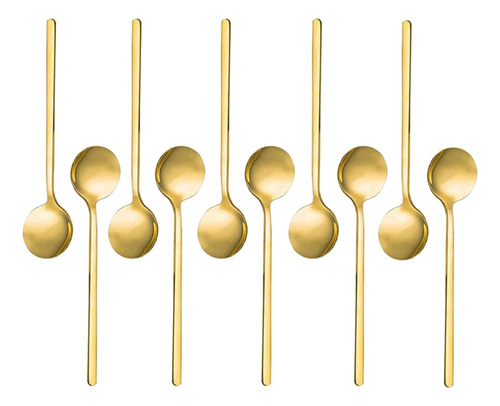 Cucharas De Café Expreso De Acero Inoxidable Para Café, 10 U