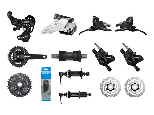 Grupo Shimano Altus Biplato Eco 8 Velocidades