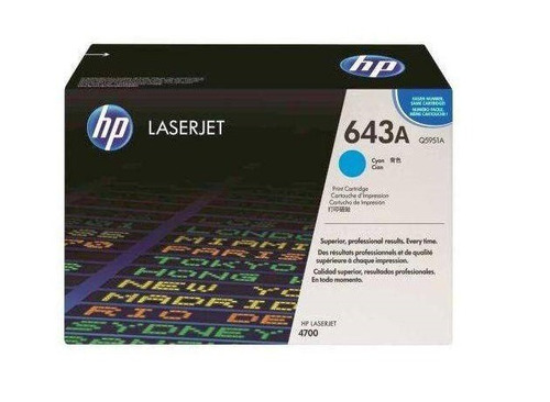 Toner Original Hp 643a Q5951a 5951 Q5951 Cyan Hp4700 Fc. A