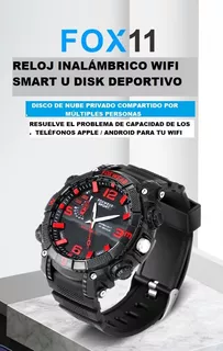 Reloj Inteligente Fox11 Wifi U Disk Vídeo Musica En Telefono