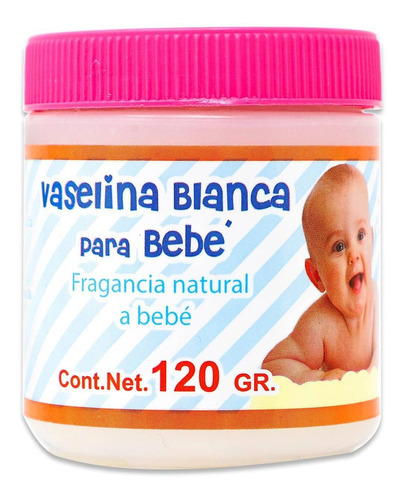  Vaselina Blanca Para Bebé, Frasco Con 120 G. Sanax