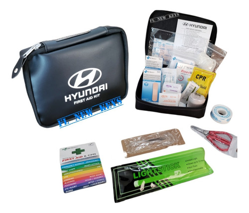 Kit Vial De Primeros Auxilios Portátil Hyundai Kia Original