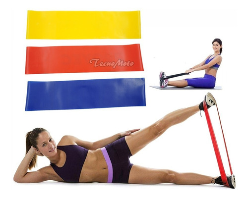 Kit X3 Bandas Circulares Tension Tiraband Funcional Fitness