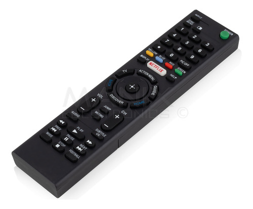 Control Remoto Compatible Con Sony Rmt-tx100u Smart Netflix 4 Pilas AAA Divitech® Incluidas