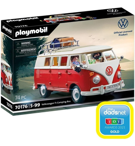 Playmobil 70176 Volkswagen T1 Camping Combi En Stock!!