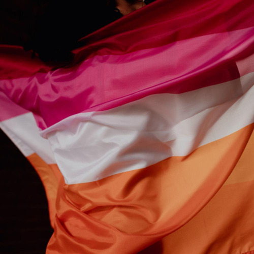 Bandeira Lésbica Orgulho Lgbtqia+ 1,50m X 0,90m Ja