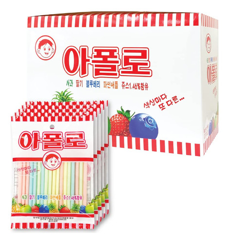 Bocadillo Coreano Apollo De Paja (1.27 Oz X 20 Paquetes) - S