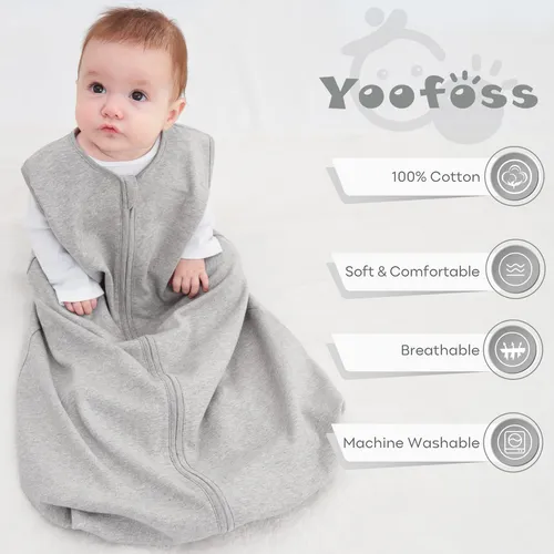 Yoofoss Saco De Dormir Para Bebe De 18 A 24 Meses, 100% Algo