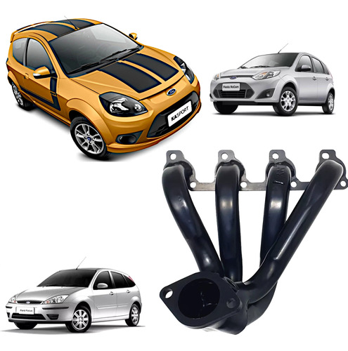 Coletor 4x1 Zetec Rocam 1.0 1.6 Ford Ka 2008 A 2013 An4027