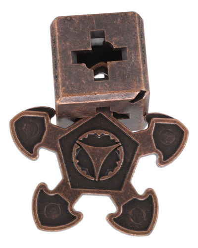 Puzle De Metal Con Candado En 3d, Educativo, Vintage, Portát