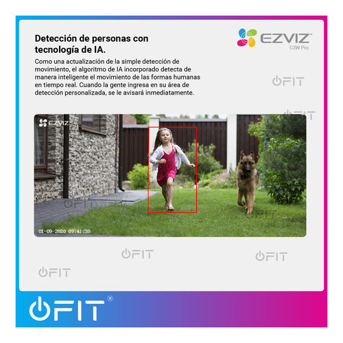 Imagen 5 de 9 de Camara Ip Wifi Ezviz Ezguard Plus 1080p 2mp Hd 2,8mm Slot Sd