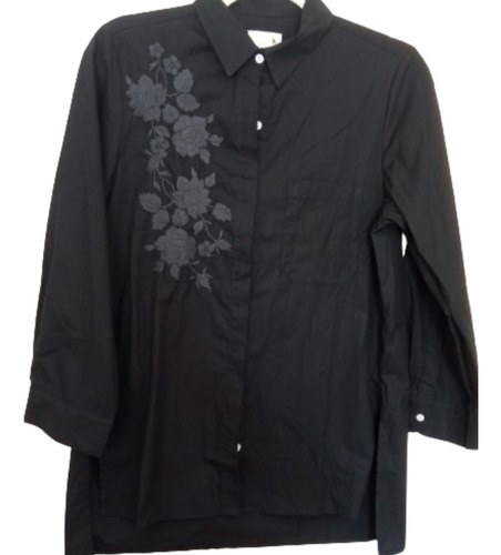 Camisa Carola La Martina Negro - Talle 3. - -  