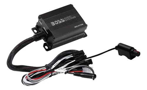 Sistema De Altavoces Bluetooth Para Motocicleta Mc470b - Amplificador Compacto Clase D, Altavoces Resistentes A La Intemperie De 3 Pulgadas, Control De Volumen - Sonido De Alta Calidad, Durabilidad Y