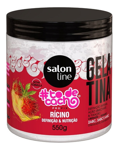 Salon Line Gelatina Ricino 550g - g a $82