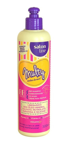 Imagem 1 de 3 de  Creme Multifuncional Salon Line Multy Modos De Usar 300ml