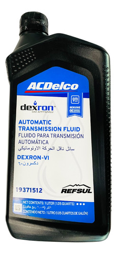 Aceite Sintetico Acdelco Transmision Automatica Dexron Vi