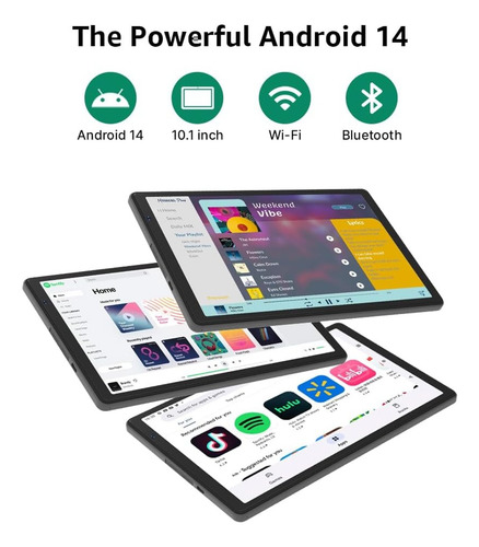 Tablet Android 14 Octa-core De 10,1 Pulgadas, Cámara Dual De