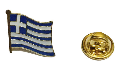Pin Da Bandeira Da Grécia