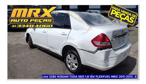 Sucata Nissan Tiida Sedan 1.8 16v Flex Fuel Mec 2012 Pecas