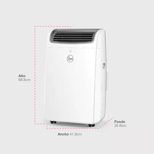 Aire acondicionado portátil Rheem frío/calor 12000 BTU blanco 115V  RPAI-CHN12H