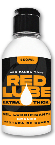 Gel Lubrificante Íntimo 250ml Red Lube Extra Thick