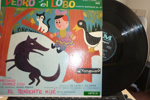 Pedro Y El Lobo Gomez Cou Mario Rossi Vinilo  10 Puntos