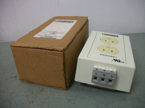 Phoenix Contact Din Mount Duplex Receptacle Em-duo-120/1 Ddl
