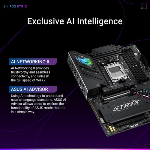 Placa Madre Asus Rog Strix B850-f Gaming Wifi Amd Am5 Atx