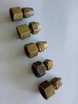 Comprar 5 Conectores Adaptadores Bronce Flare 3\u002F8 Od X1\u002F2 Npt Hembra