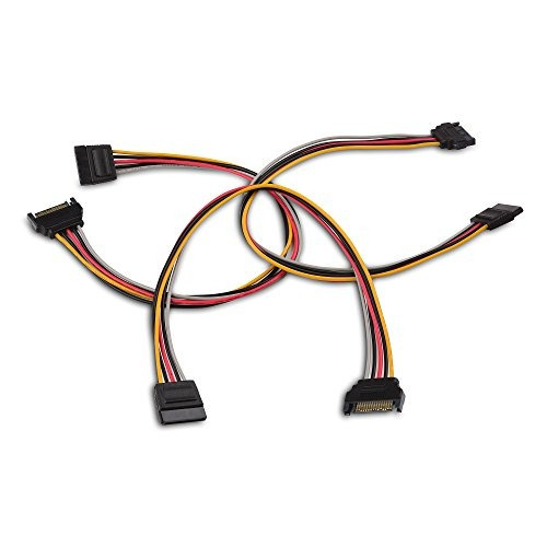 Cable Matters 3-pack 15 Pin Sata Power Extension Cable 8 Pul