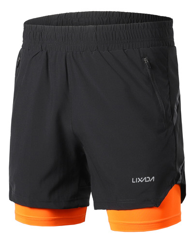 Pantalones Cortos Deportivos Lixada Running Para Hombre. Pan