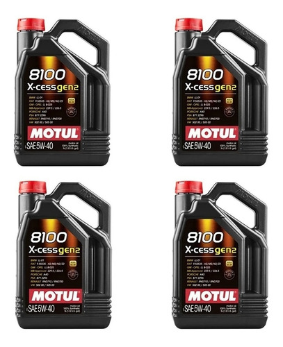 Motul 8100 5w40 Sintetico Caja Cerrada - Plan Fas