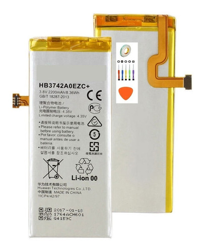 Bateria Huawei P8 Lite Kit Instalación Adhesivos Calidad
