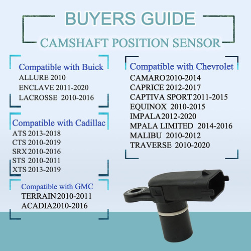Sensor Posición Árbol Levas Motor 12684186 Buick Cadillac