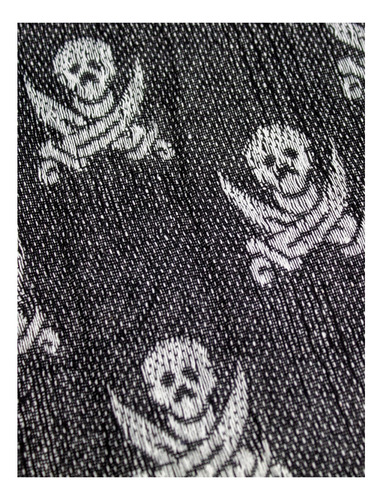 201-p Shemagh 100% Algodón Pirate Marca Condor Neg/blanco Pirate Unitalla